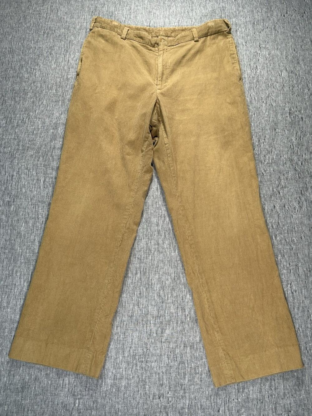Bills Khakis M2 Corduroy Pants Mens 38x32 Relaxed Fit Tan Made in USA